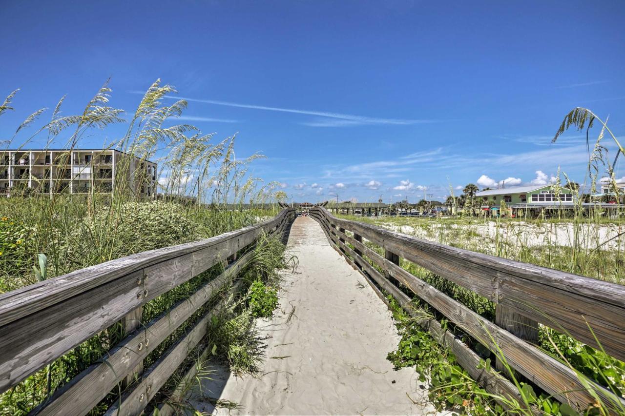 Oceanfront St Augustine Studio With Pool Access! Сент-Огастин Экстерьер фото
