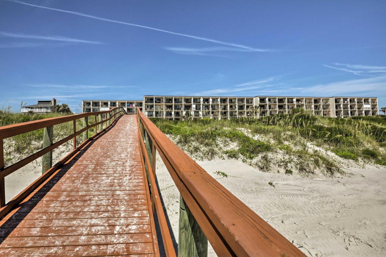 Oceanfront St Augustine Studio With Pool Access! Сент-Огастин Экстерьер фото