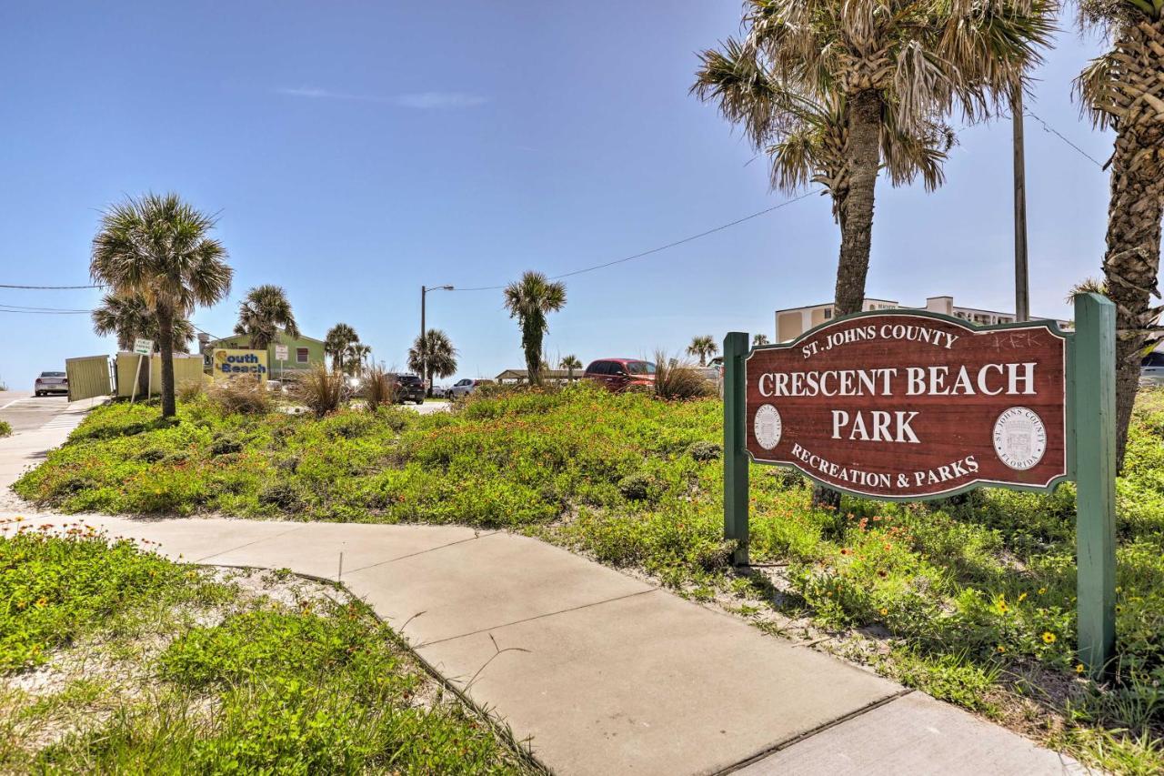 Oceanfront St Augustine Studio With Pool Access! Сент-Огастин Экстерьер фото