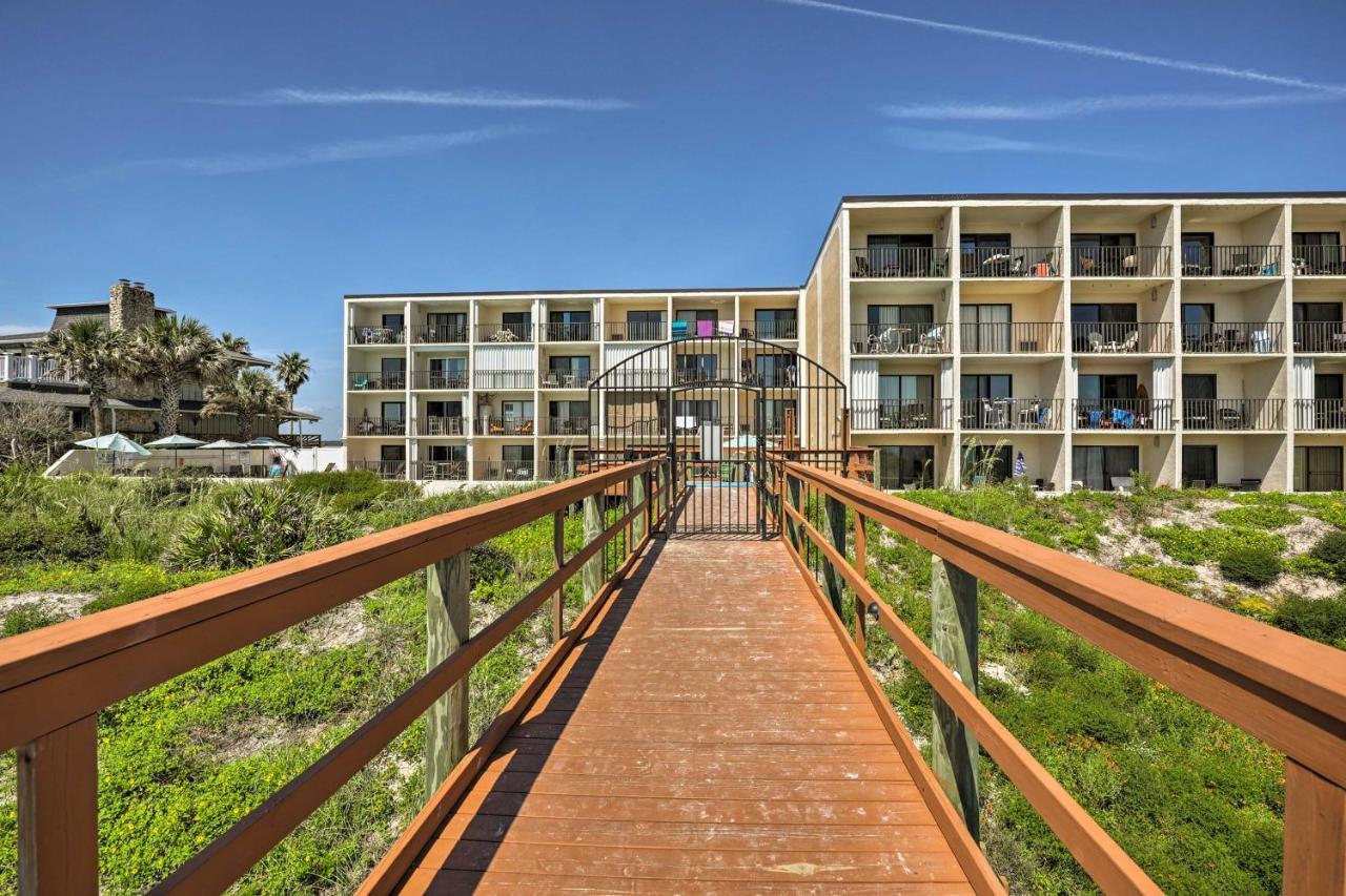 Oceanfront St Augustine Studio With Pool Access! Сент-Огастин Экстерьер фото